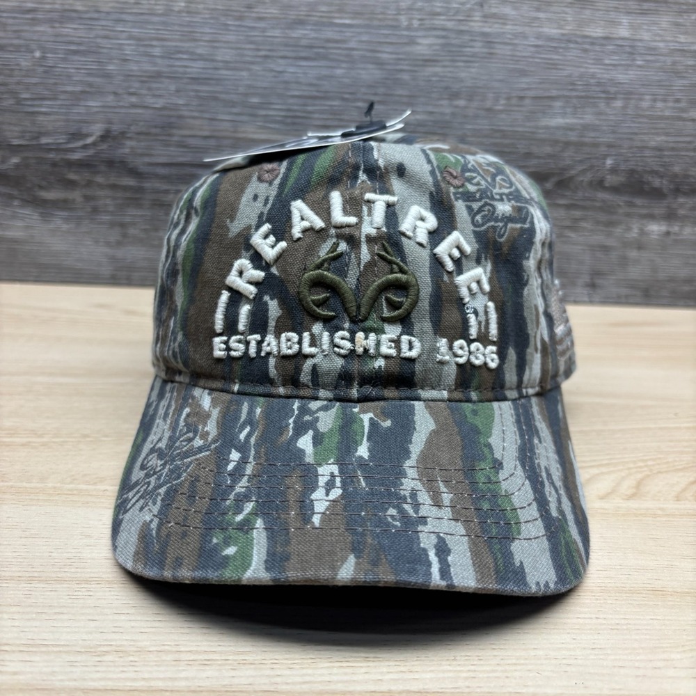 Realtree Hat Cap Snap Back Multi-Color Camo Hunting Established 1986 USA Patch